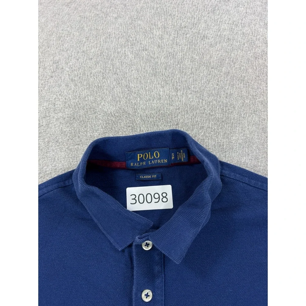 Polo Ralph Lauren Classic Fit Short Sleeve Polo Shirt (Men's Small) Blue